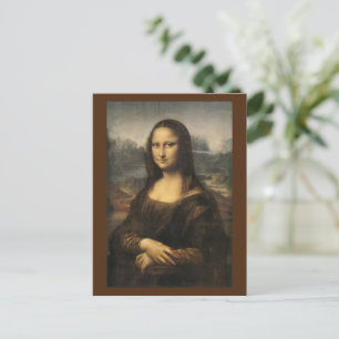 Mona Lisa -Leonardo Da Vinci Holiday Postcard