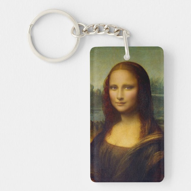 Mona Lisa Leonardo da Vinci  Keychain (Front)