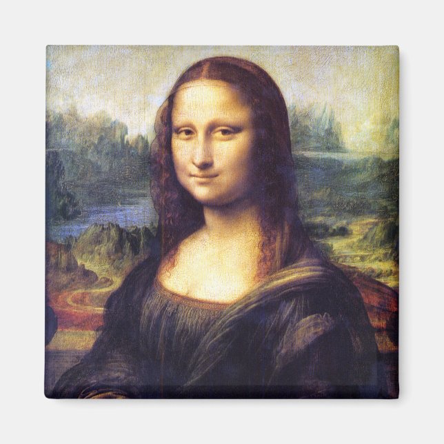 Mona Lisa, Leonardo da Vinci Magnet (Front)