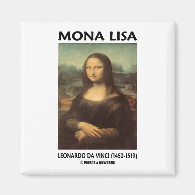 Mona Lisa (Leonardo da Vinci) Magnet (Front)