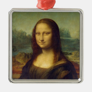 Mona Lisa - Leonardo da Vinci Metal Ornament