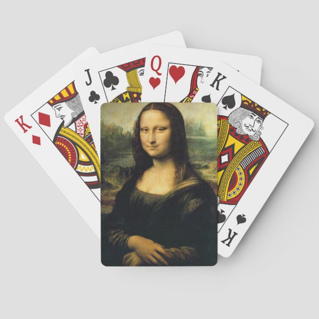 Mona Lisa, Leonardo da Vinci Playing Cards (Back)