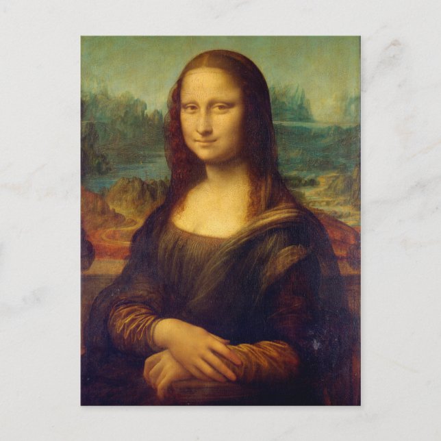 Mona Lisa - Leonardo da Vinci Postcard (Front)