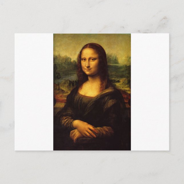 Mona Lisa - Leonardo Da Vinci Postcard (Front)