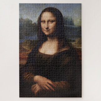 Mona Lisa & Leonardo da Vinci /vintage Italy Jigsaw Puzzle