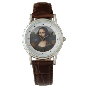 Mona Lisa & Leonardo da Vinci /vintage Italy Watch