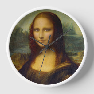 Mona Lisa Leonardo France Clock