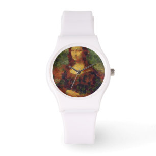 Mona Lisa Lettuce Fine Art Vegan Spoof  Watch