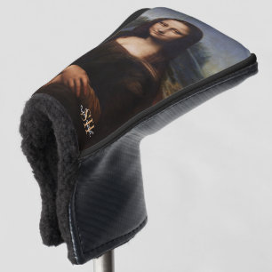 Mona Lisa & monogrammed Golf /Leonardo da Vinci Head Cover