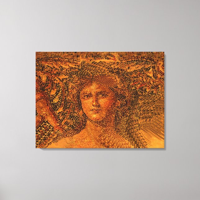 Mona Lisa Mosaic Canvas Print (Front)