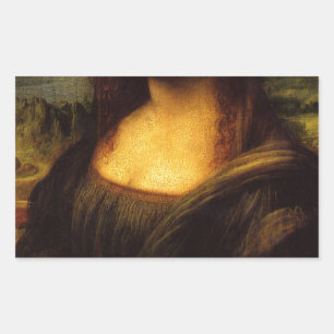 mona lisa moustache sticker