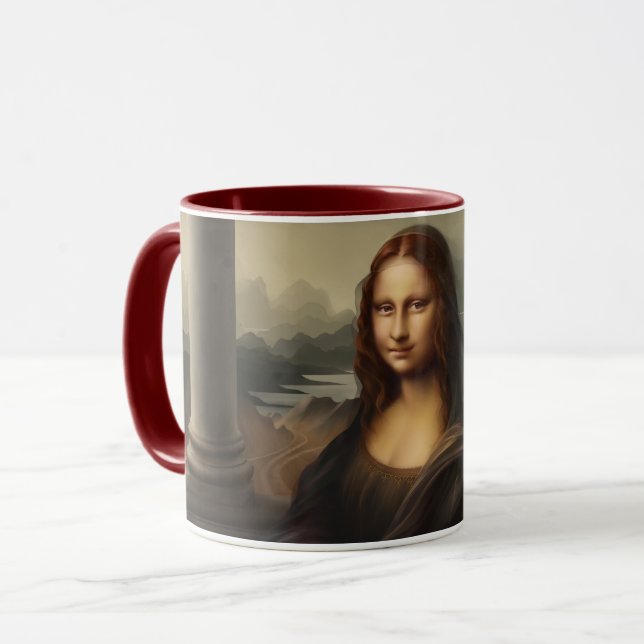 Mona Lisa Mug (Front Left)