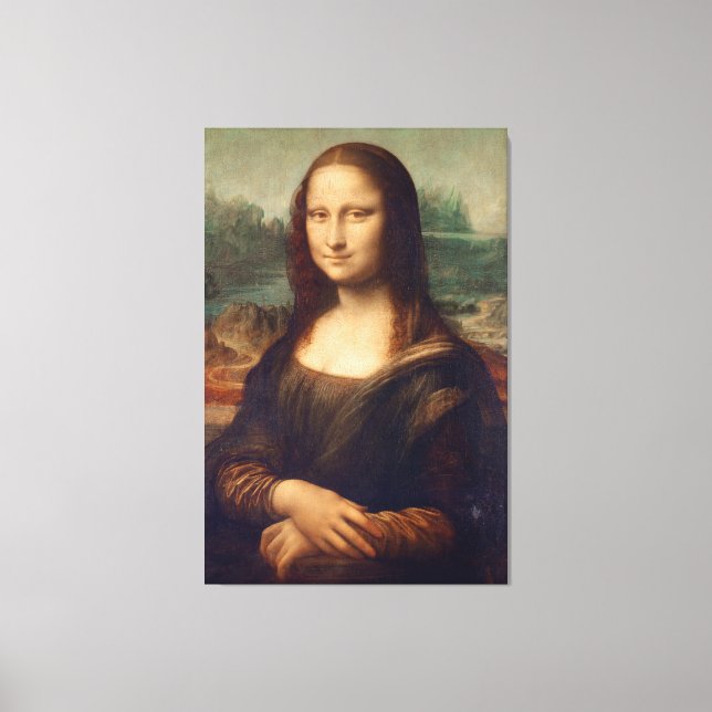 Mona Lisa Painting Canvas Print (Front)