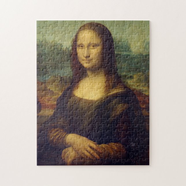 Mona Lisa painting Jigsaw Puzzle (Vertical)