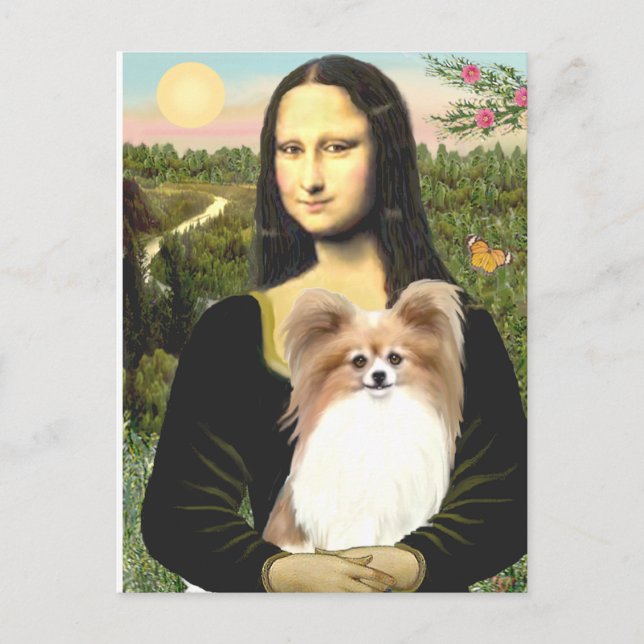 Mona Lisa - Papillon 4 Postcard (Front)