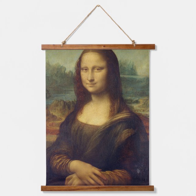 Mona Lisa Picture Ledge Hanging Tapestry (Front)