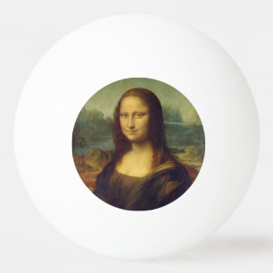 Mona Lisa Ping Pong Ball
