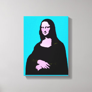 Mona Lisa Pop Art  Canvas Print