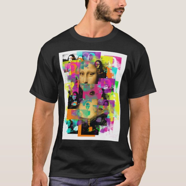 Mona Lisa Pop Art Classic T-Shirt (Devant)