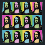 Mona Lisa - Pop Art Style Bandana<br><div class="desc">Mona Lisa is stylised in Pop Art and Her famous smile is also colorized. For Pop Art lovers and in respect to Leonardo Da Vinci's painting,  this is Art Revisited and our pets also deserve the best !!</div>