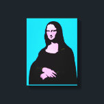 Mona Lisa Pop Art Style Canvas Print<br><div class="desc">* Pop-Art style of Mona Lisa portrait. * Several size options are available! * Add background colour of your choice. Add text or title, too! Use the CUSTOMIZE IT button to get started. ~~~~~ A re-edit of the art of Leonardo da Vinci. (Mona Lisa) ~~~~~ At The *Spoofing The Arts*...</div>