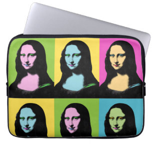 Mona Lisa - Pop Art Style Laptop Sleeve