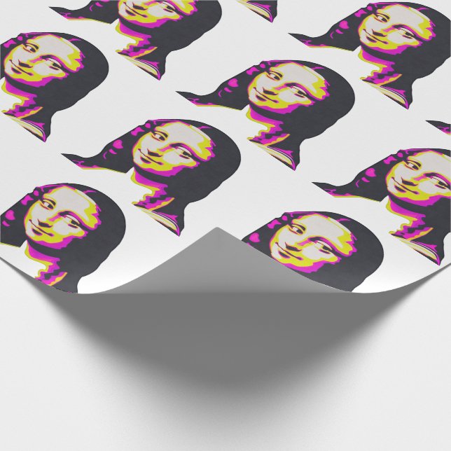 MONA LISA POP ART  WRAPPING PAPER (Corner)