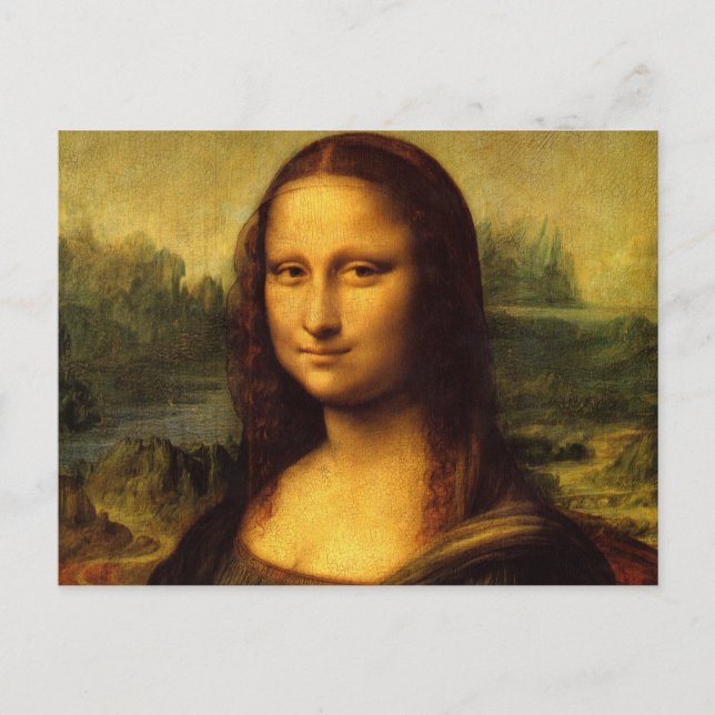 Mona Lisa Postcard (Front)