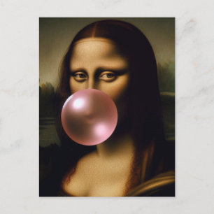 Mona Lisa Postcard