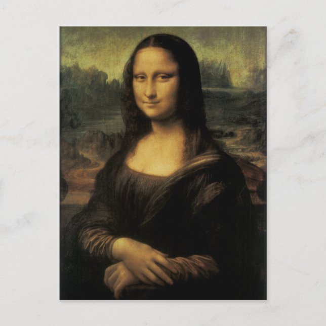Mona Lisa Postcard (Front)