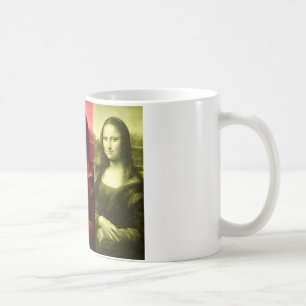 Mona Lisa Primary Colours Coffee Mug