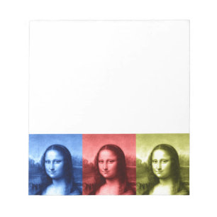 Mona Lisa Primary Colours Notepad