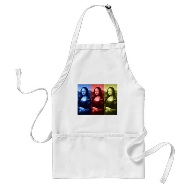 Mona Lisa Primary Colours Standard Apron (Front)
