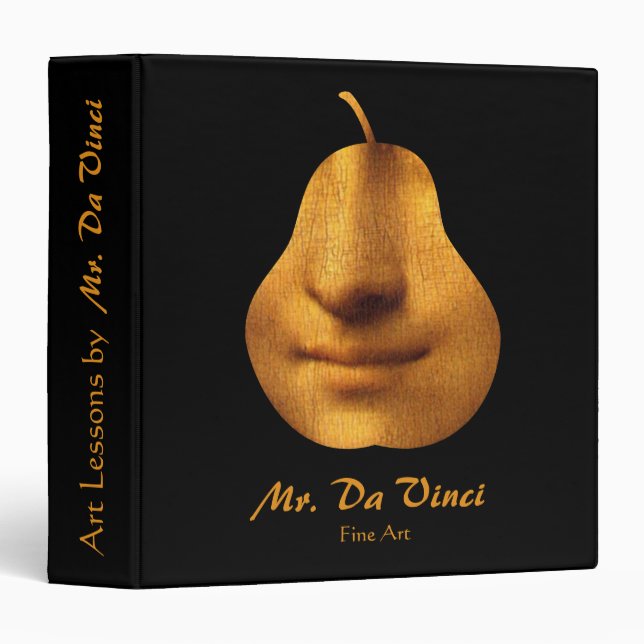 MONA LISA Professeur d'art Cours d'art Classeur (Devant/Côté)