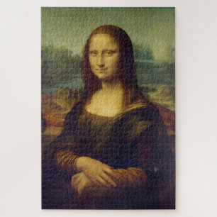 Mona Lisa Puzzle-Famous Portrait by Leonardo da V. Jigsaw Puzzle
