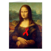 Mona Lisa Red Ribbon