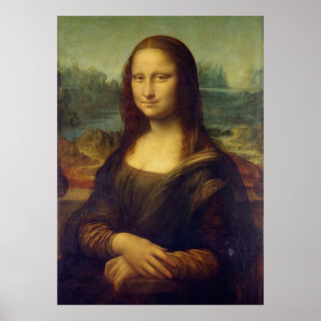 Mona Lisa Reproduction Print - Da Vinci Print (Front)