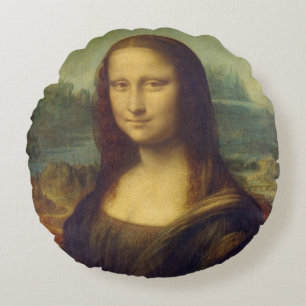 Mona Lisa Round Pillow
