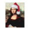 Mona Lisa Santa Hat Christmas