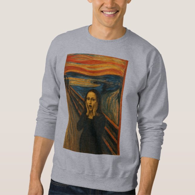 Mona Lisa scream Sweatshirt (Front)