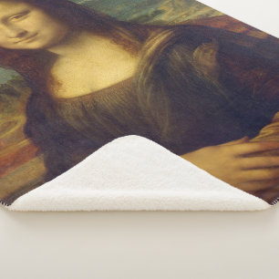 Mona Lisa Sherpa Blanket