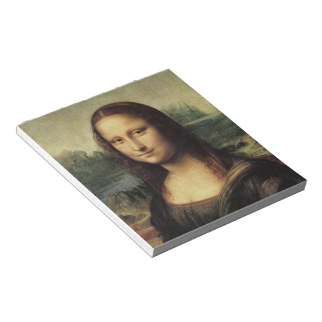 Mona Lisa smile Notepad (Angled)