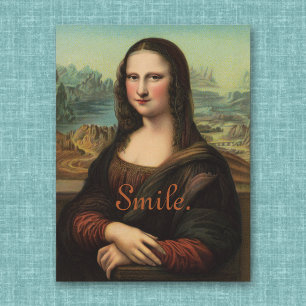 Mona Lisa Smile Postcard