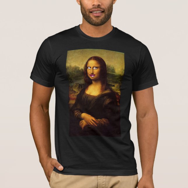 Mona Lisa Smile? T-Shirt (Front)