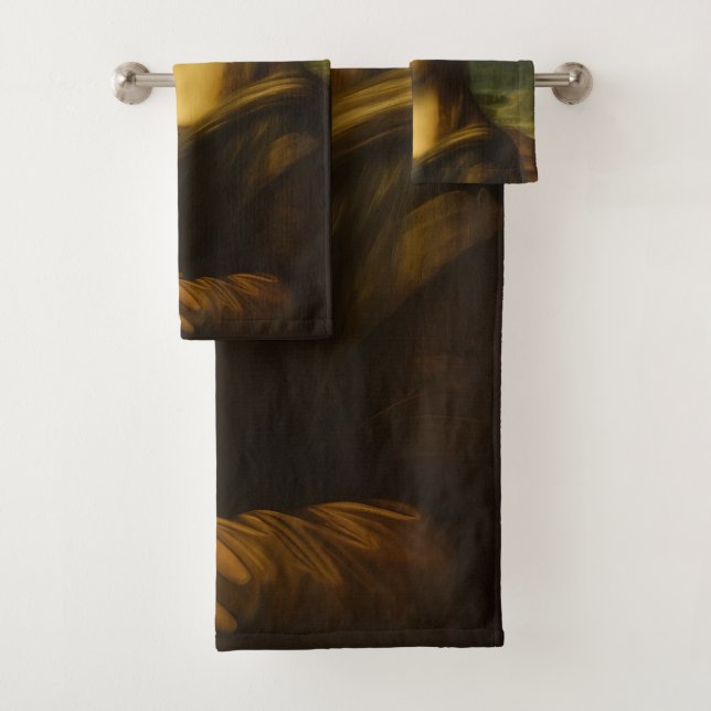 Mona Lisa soufflant de bulle rose (En situation)