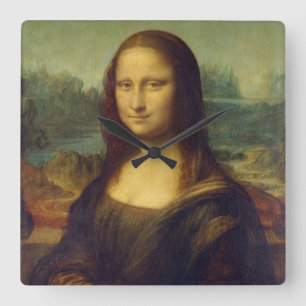 Mona Lisa Square Wall Clock