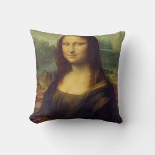 Mona Lisa Throw Pillow