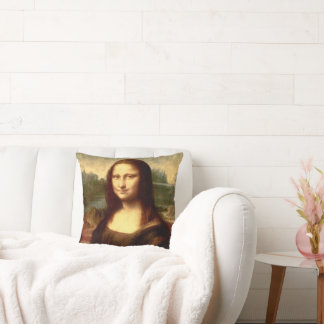 Mona Lisa Throw Pillow