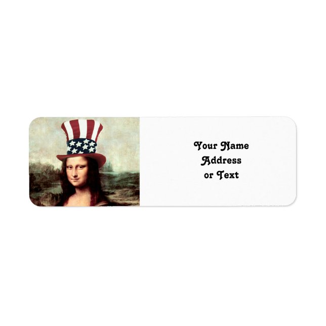 Mona Lisa USA Independence Day  (Front)