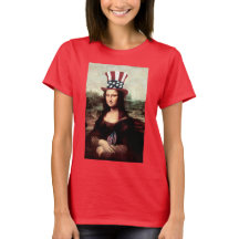 Mona Lisa USA Independence Day 
